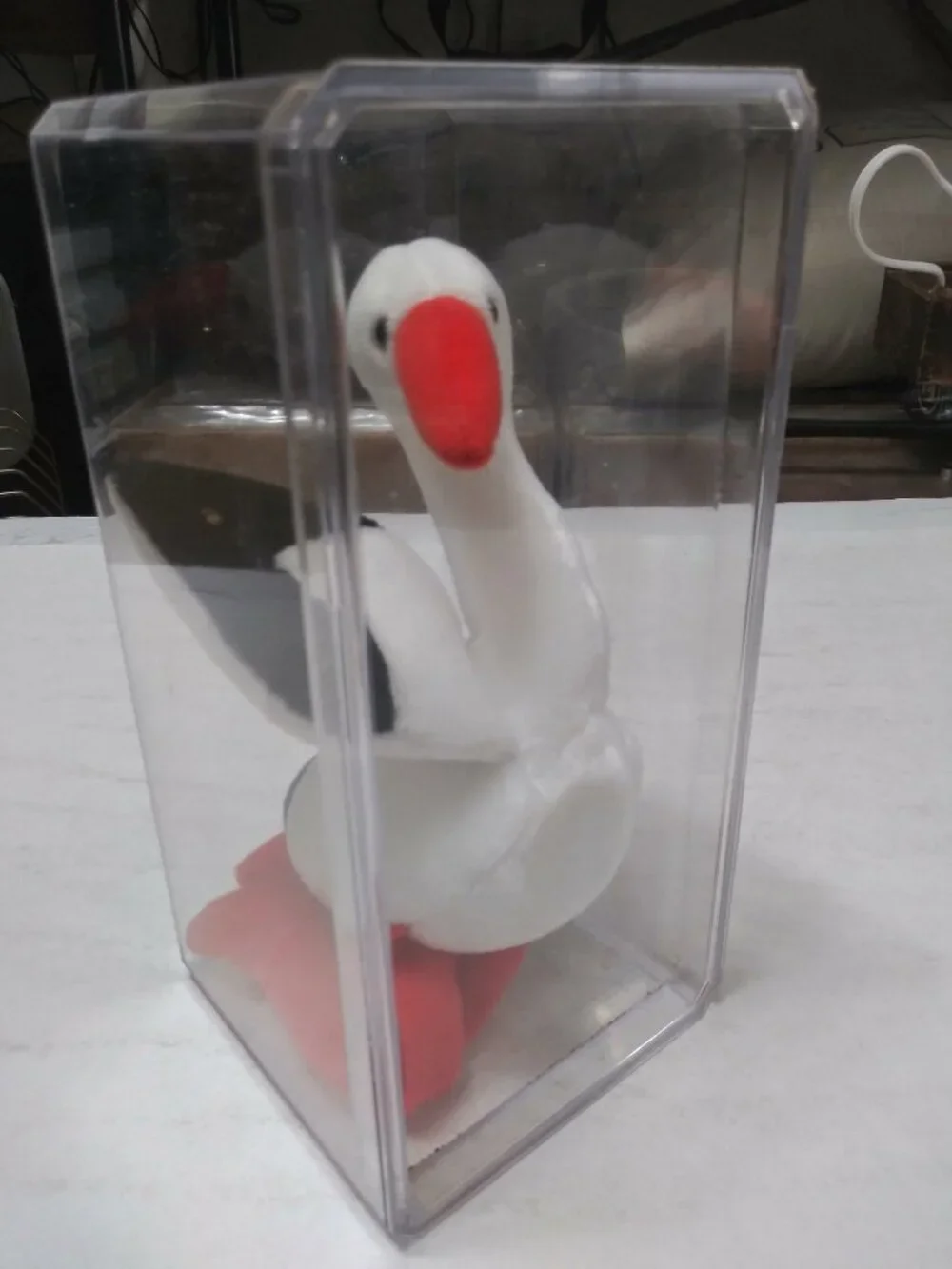 NM OG Collectable TY Beanie Baby Stilts 1998/1999 Tag ERROR RETIRED Display Case